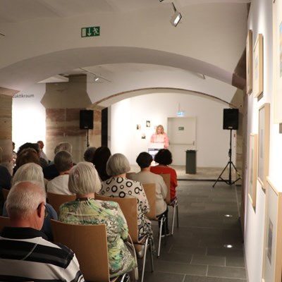 Die Vernissage hatte einige Interessierte in die Galerie nach Saarlouis gelockt. 