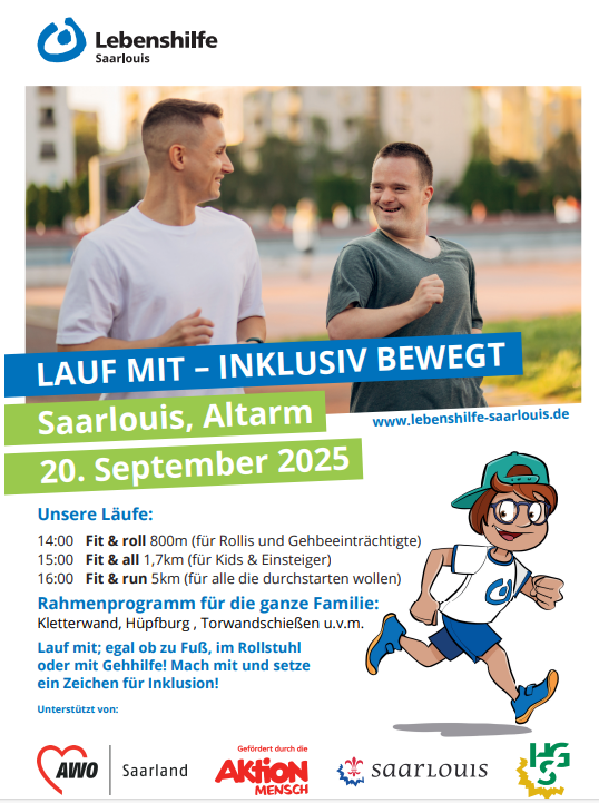 Lauf mit - inklusiv bewegt 20.09.2025
