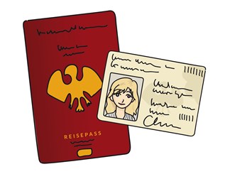 Personal-Ausweis und Reise-Pass