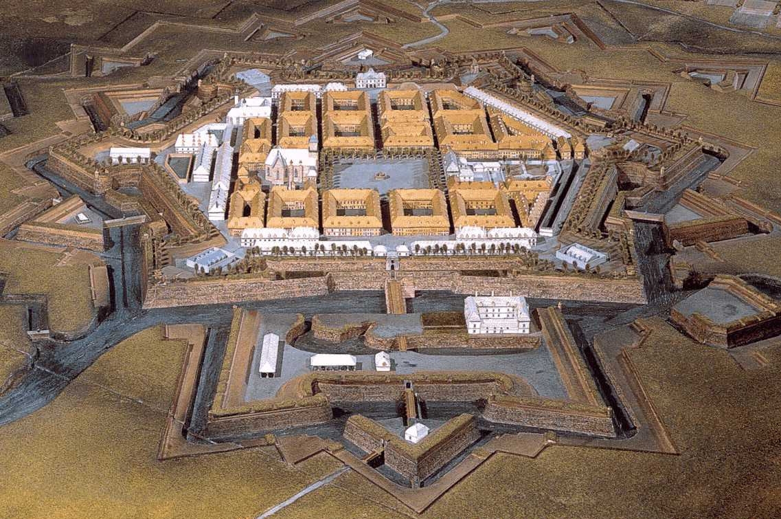 Ansichtskarte Festungsmodell