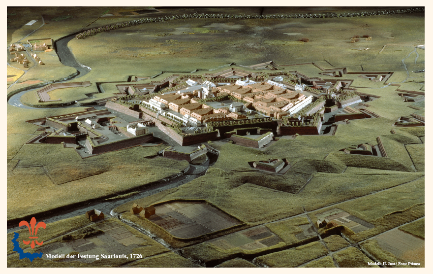 Poster Festungsmodell