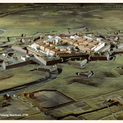 Poster Festungsmodell