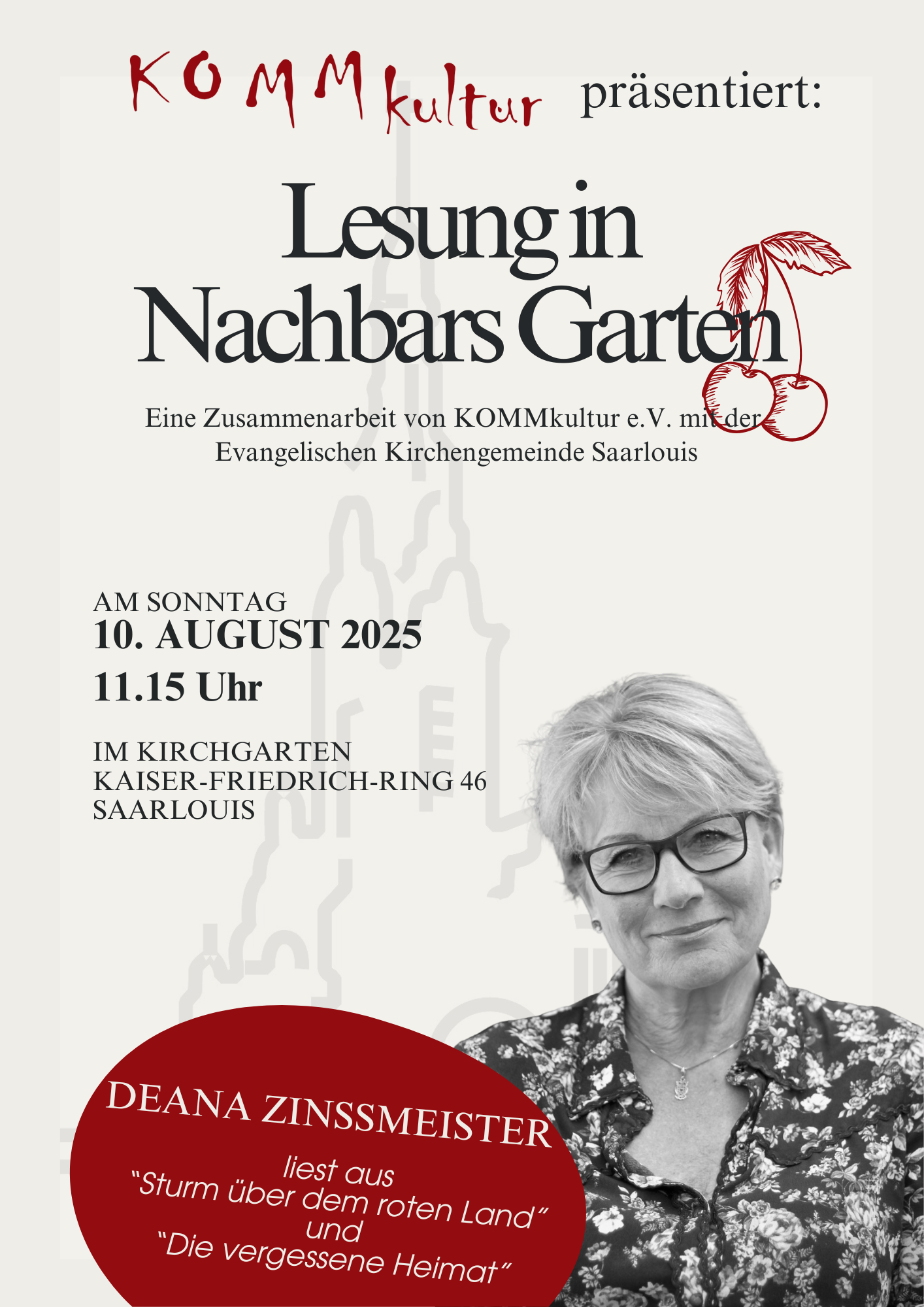 Lesung in Nachbars Garten 10.08.2025