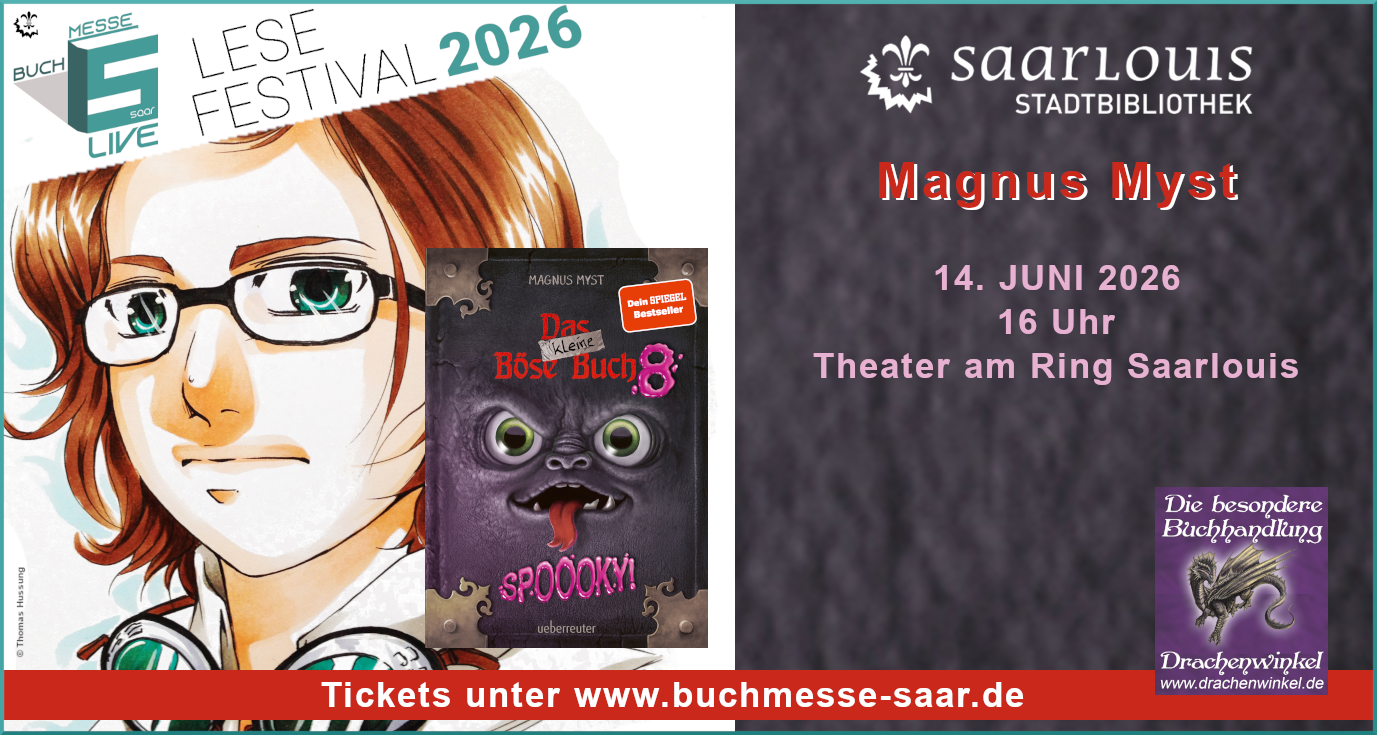 MAGNUS MYST * Das kleine böse Buch – Spoooky, eine Geisterjagd * Buchmesse Saar Live 14.06.2026