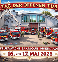Tag der offenen Tür der Feuerwache Saarlouis Innenstadt 16.05.2026