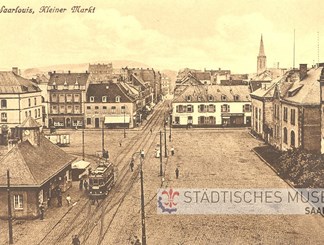 „Kleiner Markt“, Postkarte, gelaufen 1920