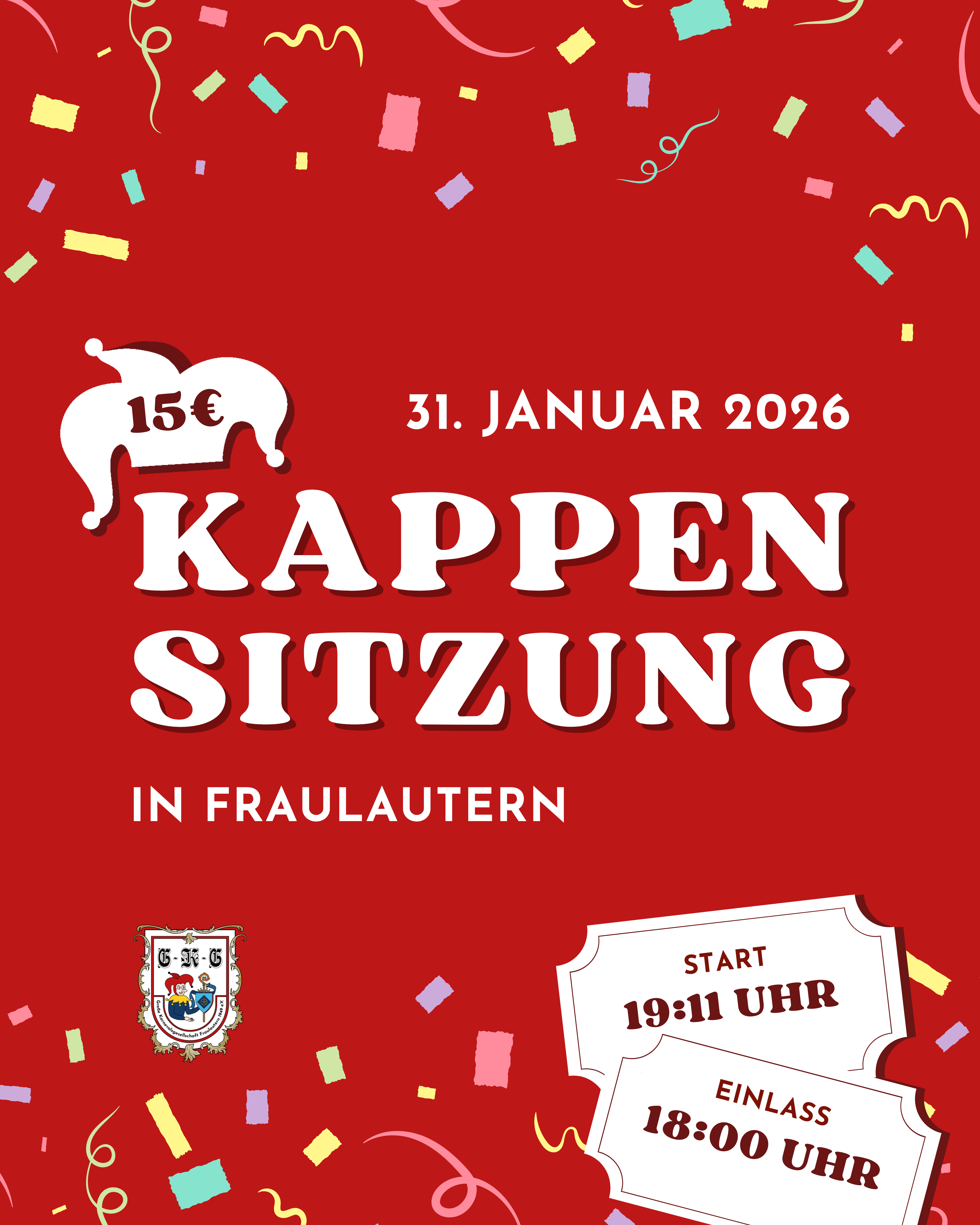 Kappensitzung der GKG Fraulautern 31.01.2026