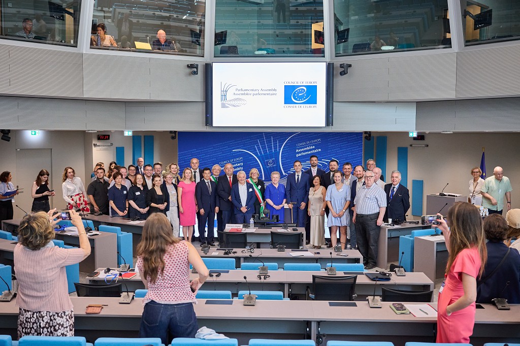 Preisträger aus ganz Europa wurden ausgezeichnet. Foto: Europarat