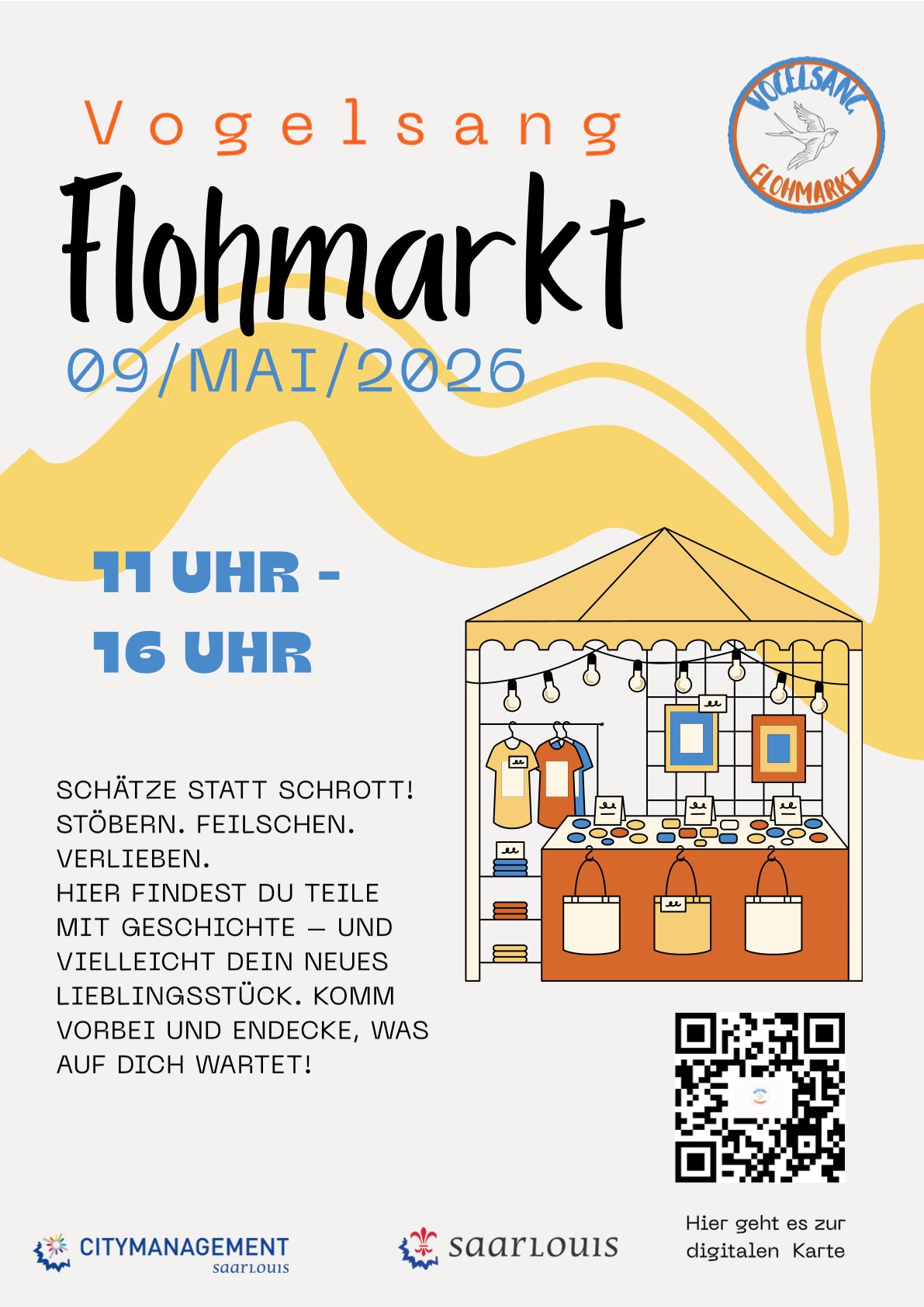 Vogelsang lädt zum großen Nachbarschaftsflohmarkt ein
