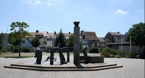 Brunnenanlage von Thomas Wojciechowicz im Thelengarten.