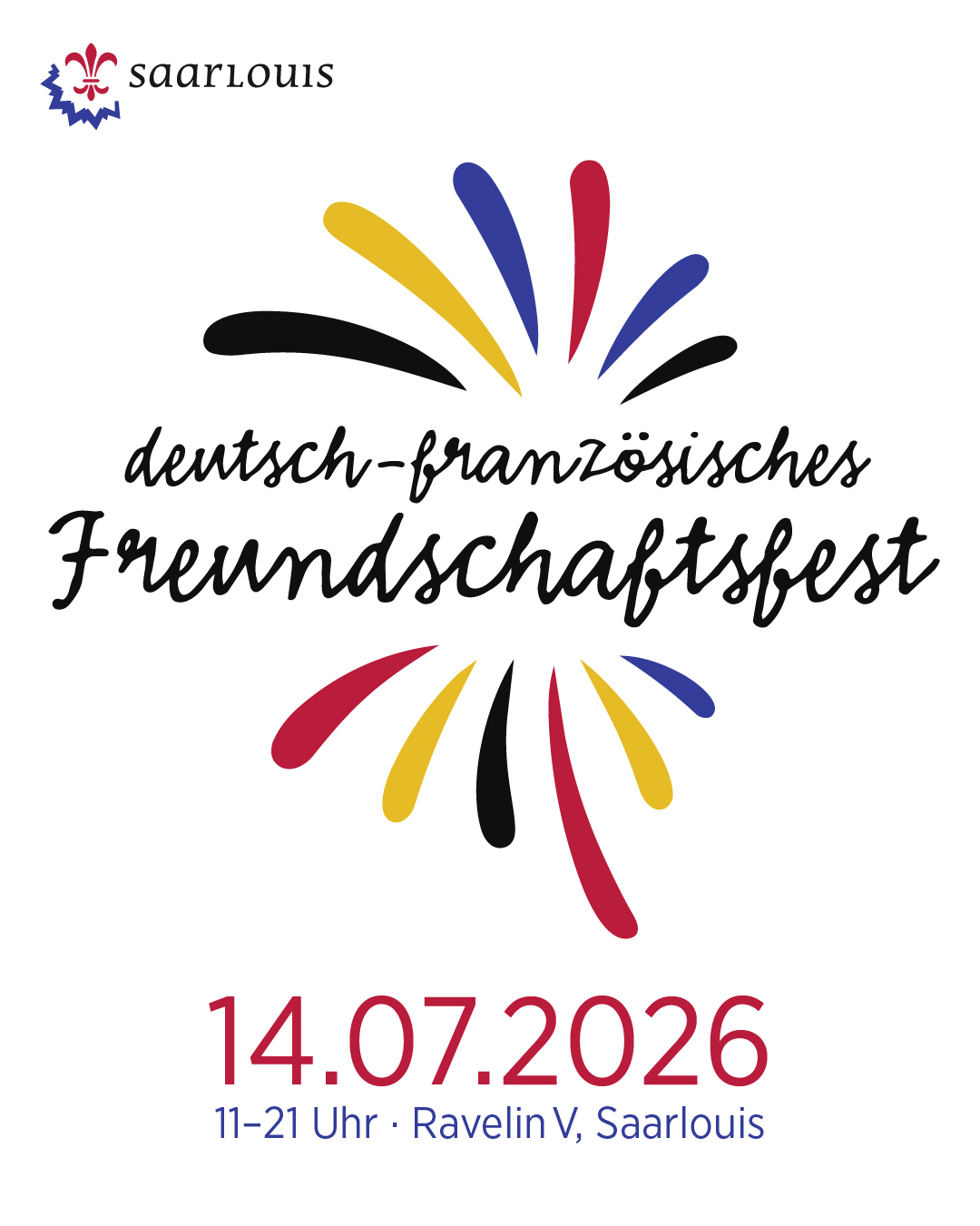 14. Juli in Saarlouis: Deutsch-Französisches Freundschaftsfest zum Nationalfeiertag