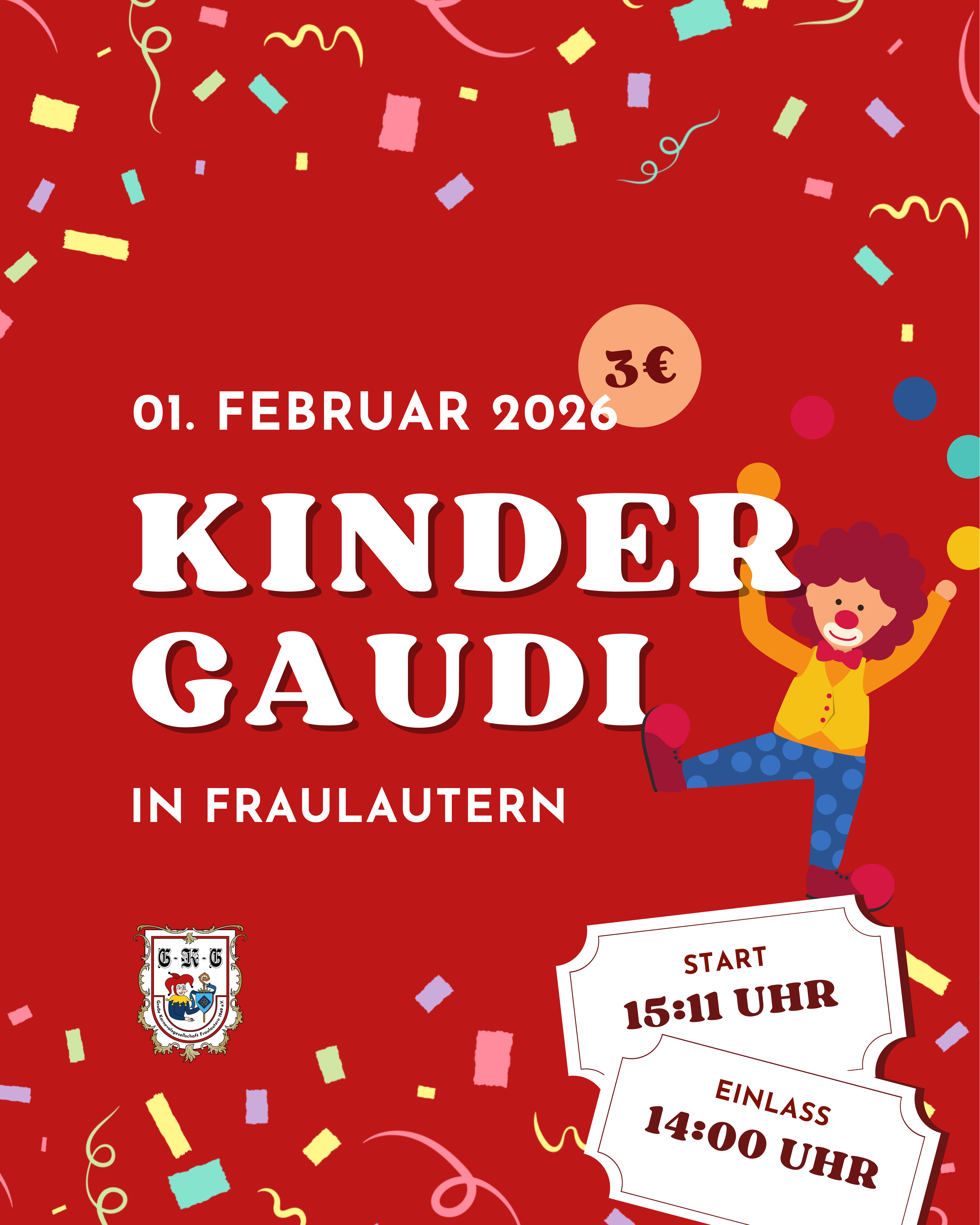 Kindergaudi GKG Fraulautern 01.02.2026